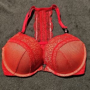 Victoria's Secret Very Sexy Push Up Vibrant Red Lace Bra